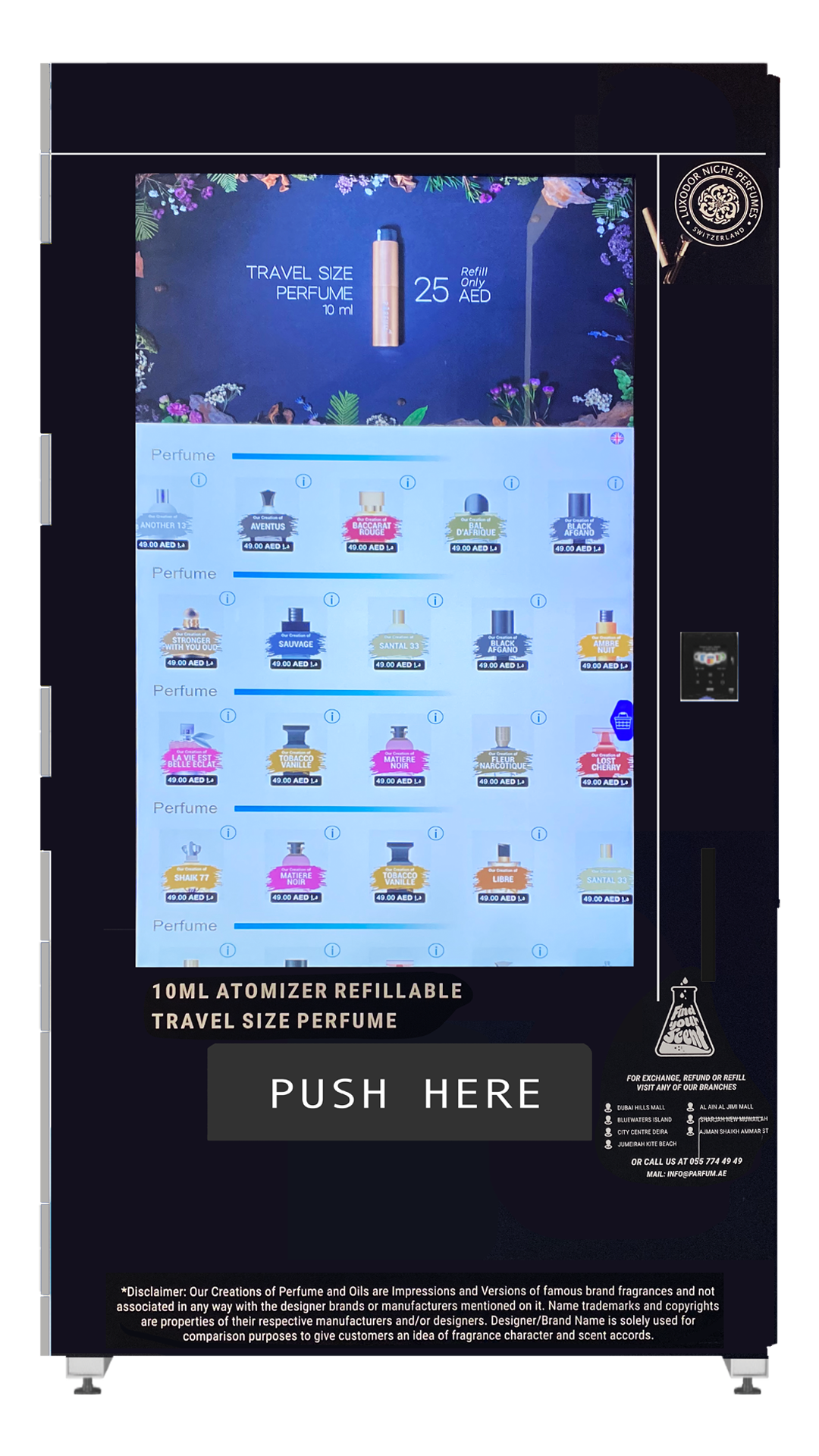 Perfume Vending Machine